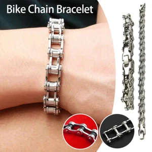 Pulsera Cadena Bicicleta Metal Hombre Moda Combinación Cadena Pulsera Accesorios - Imagen 1 de 16