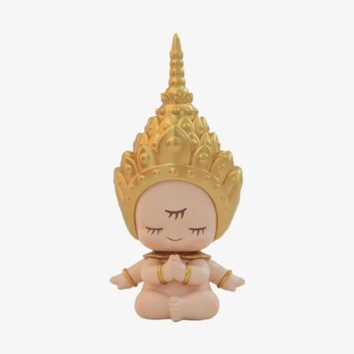 Figura Sofubi PAWS NOVA Spider Baby Dede ABAO Oro Vinilo Suave Modelo H11CM (4.4 pulgadas) Foto 1 de 2