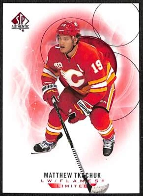 2020 SP Authentic  Matthew Tkachuk #10 Limited Red  Calgary Flames - Image 1 of 2