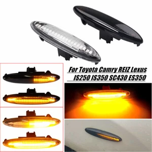 LED Dynamic Side Marker Light For Toyota Crown Camry S18 Highlander Lexus IS250 - Picture 1 of 22