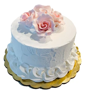 Pastel de boda falso rosa comida artificial rosa pastel de bodas - Imagen 1 de 8