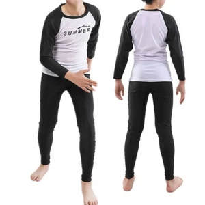 Kids Boys Activewear Training Tracksuits 2 Piece Outfits Workout Swimsuit Teens - Picture 1 of 19