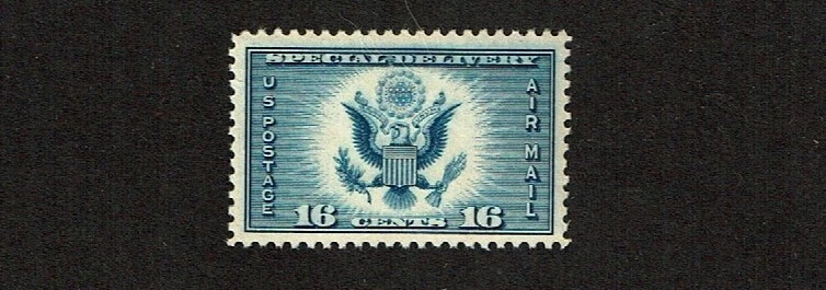 1934 U.S AIRMAIL  16c Dk Blue GREAT SEAL  Sc#CE1  M/NH/OG  GEM! - Image 1 of 1