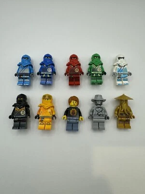 LEGO Ninjago Minifigure Lot Lloyd Cole Nya Zane Kai Jay Arin Dragons Rising Wu - Image 1 of 3