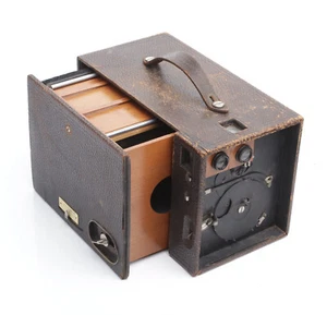 Kodak Eastman No 4 Bulls-Eye Model D focusing Box Camera 4x5 103 Roll 1885 patnd - Picture 1 of 17