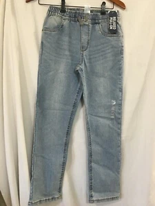 NWT Oshkosh Boys Pull on Jean Pants Denim 12,14 - Picture 1 of 4