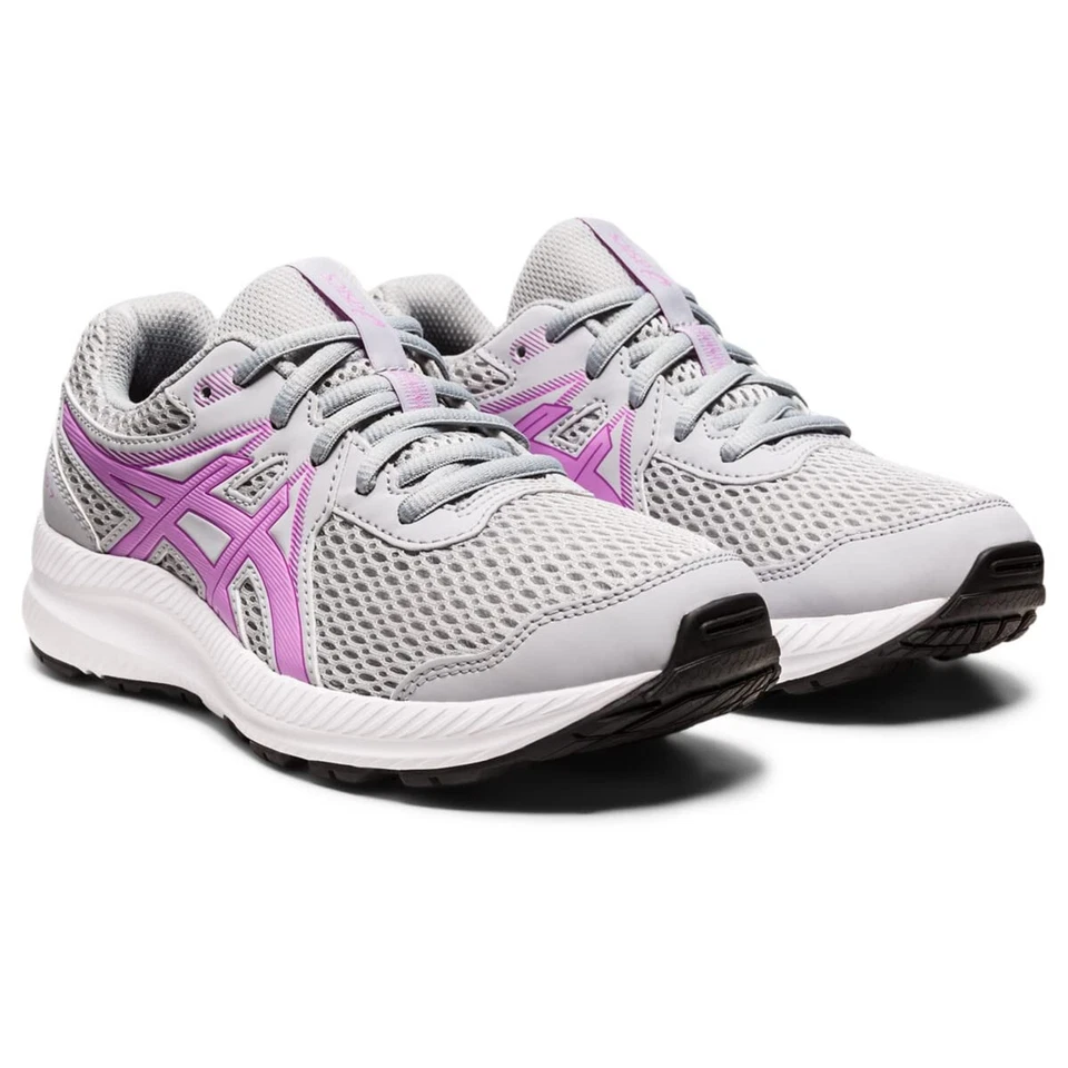 ASICS Girl's Contend 7 GS (Niño Pequeño/Niño Grande) Gris Piamonte/Lavanda Brillo 5.5 B Foto 1 de 4