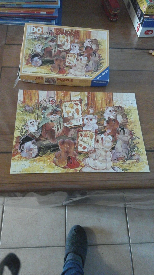 vintage puzzle EWOKS  an 1986  réf: 102884 complet Foto 1 de 1