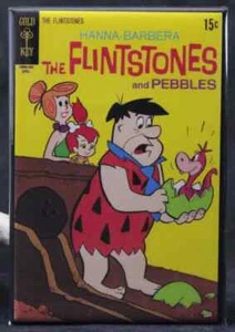Flintstones cartoon refrigerator magnet 3 1/2 X 4 3/4 " - Picture 1 of 1