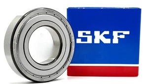 NEW SKF 6208 ZZ DEEP GROOVE BALL BEARING, METAL SHIELDED 40x80x18mm - Bild 1 von 2