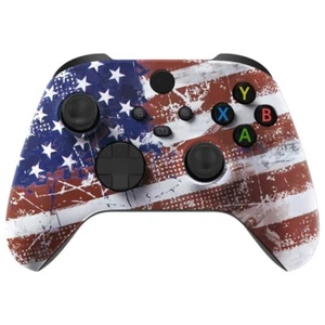 Impression US Flag Xbox One Series S|X Custom UN-MODDED Controller Unique Design - Picture 1 of 5