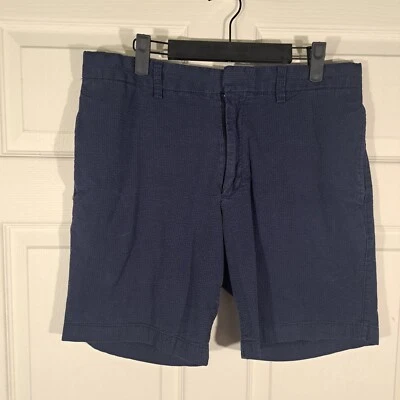 Шорты мужские Banana Republic размер 32 синие Aiden Club короткие китайские 8 дюймов по внутреннему шву - Изображение 1 из 4