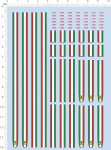 1/24 decals Ferrari F430 F360 racing cars for model kits (00432J) - Picture 1 of 1