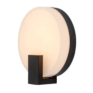 Aplique de exterior Rabalux circular IP44 10W negro Chipre - Imagen 1 de 8