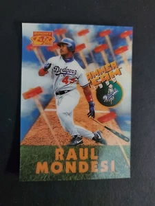1995 Pinnacle Sport Flix Hammer Team Card #HT17 Raul Mondesi Dodgers - Picture 1 of 2