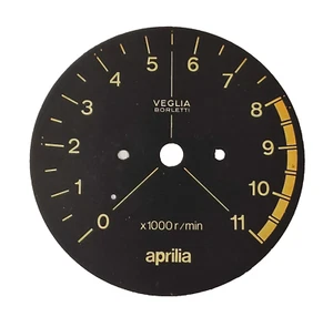 QUADRANTE CONTAGIRI APRILIA VEGLIA BORLETTI 11.000 DIAL REVCOUNTER - Foto 1 di 2