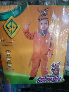Scooby Doo Costume Child Small 4-6 Hooded Pullover Jumpsuit 50% OFF - Picture 1 of 1
