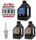 Tune Up Kit Honda Cr250r Cr500r Oil Change Ngk Spark Plug Trans. Oil 2T (88-04)