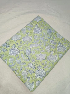 10 Yard Indische Baumwolle Hand Blockdruck Blumen Schöne Handarbeit Nähen Stoff - Bild 1 von 9