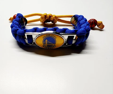 Golden State Warriors Adjustable Charm Bracelet Fan Apparel & Souvenir NBA Cover