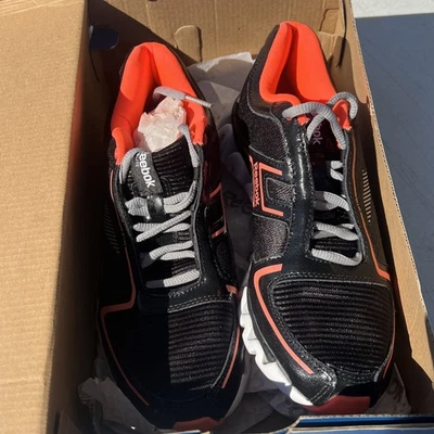 KIDS REEBOK ZIGLITE RUN(GS) PRETO/VITANINA C/BRANCO/CINZA TAMANHO 4.5 - Imagem 1 de 4