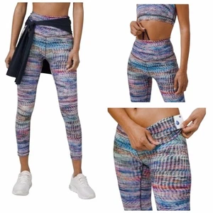 Lululemon Wunder Under Train Leggings Gr. 8 Digital Oasis High Rise Everlux Hose - Bild 1 von 10