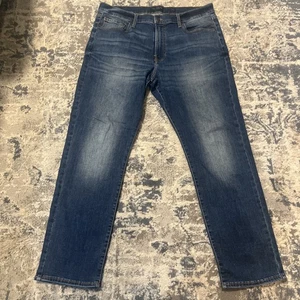 Lucky Brand Pants 410 Athletic Straight 36x 30 Abyss Blue Cotton NWOT - Picture 1 of 11