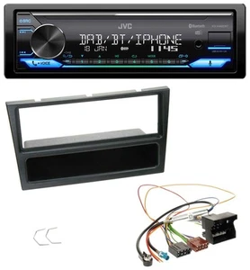 JVC Bluetooth DAB USB MP3 Autoradio für Opel Agila Combo Corsa C Omega B Vivaro - Bild 1 von 9