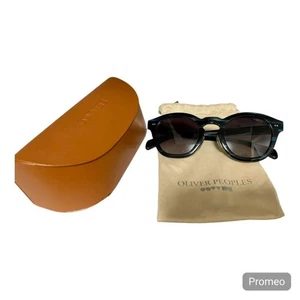 Gafas de sol Oliver Peoples azules con forma de Boston lentes grises excelentes - Imagen 1 de 8