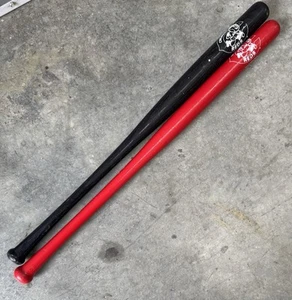 VINTAGE CINCINNATI REDS 1992 & 1995 RED & Black BASEBALL BAT MLB Bundle Of 2 - Picture 1 of 17