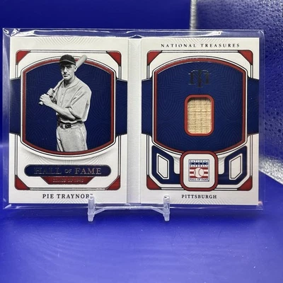 2023 National Treasures HOF Materials /25 Pie Traynor #HMB-PT HOF Pirates Book - Image 1 of 4