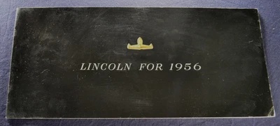 1956 Lincoln Prestige Catalog Brochure Premiere Capri Nice Original 56 - Image 1 of 4