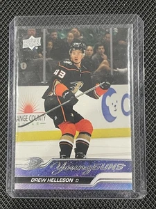 Drew Hellerson - 2023-24 Upper Deck Series 1 - Young Guns #220 RC - Ducks - Picture 1 of 1