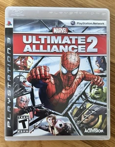 Marvel Ultimate Alliance 2 PS3 CIB W/ Manual - PlayStation 3 Tested - Picture 1 of 3