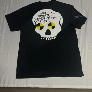 Camisa de gira Asap Rocky Injured Generation "No responsable" doble cara grande - Imagen 1 de 6