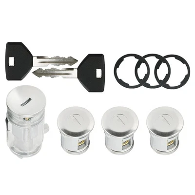 Ignition Door Lock Cylinder Set with 2 Keys for Jeep Wrangler TJ 2002-2006 Foto 1 de 4