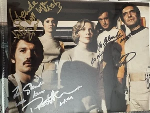 zienia merton Prentis Autographed Publicity Photo Space 1999 Signed Nick Tate - Picture 1 of 1