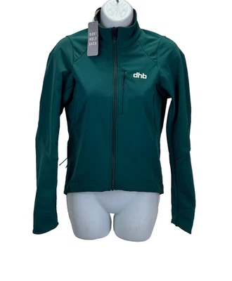 DHB Aeron Deep Winter 2.0 Cycling Softshell Womens Jacket UK Size 12, Green, New - Image 1 of 4