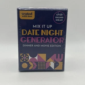Crated With Love Mix It Up Date Night Generator Game Dinner Movie Edition Sealed - Picture 1 of 3