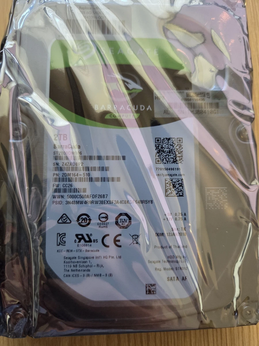 ◆◇9《PC関連SALE》Seagate　Barracuda　Green　2000GB　未開封　3点まとめ売り　HDD内蔵　ST2000DL003　2TB×3◇◆