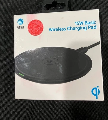 AT&T 15W Wireless Charging Pad In Original Box Untested - Image 1 of 2