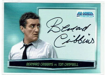 Doctor Who Big Screen Autograph Card A3 Bernard Cribbins as Tom Campbell Auto - Image 1 of 2