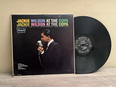 JACKIE WILSON AT THE COPA R&B SOUL ALL BLACK BRUNSWICK LABEL MONO VINYL LP EX+ Foto 1 de 3