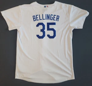 Nike Los Angeles Dodgers MLB Cody Bellinger #35 White Jersey Boys Size XL 18-20 - Picture 1 of 8