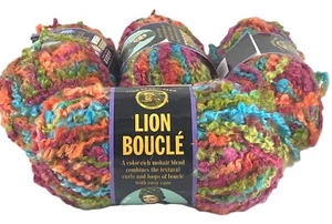 Lion Brand Lion Boucle - Sorbet - 70g - Acrylic, Mohair, Nylon - Turkey - Picture 1 of 5