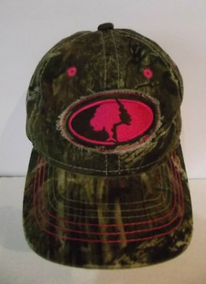 Mossy 橡木帽迷彩粉色 OSFM 女式可调节钩环复古外观 — 第 1/4 张图片