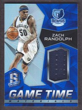 2015-16 Panini Spectra Basketball Game Time Material Jersey #7 Zach Randolph /49