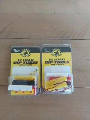 Team Catfish 钓鱼 EZ 负载浸管和 6 J 鱼钩套装 2 包 — 第 1/4 张图片