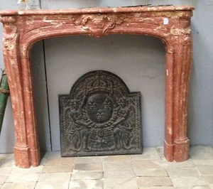 Cheminée Louis XV / Cheminée ancienne / Architecture anciennes / fireplaces - Imagen 1 de 6