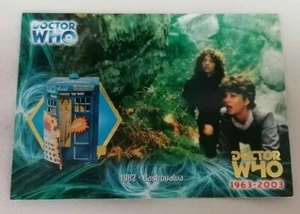 CCG - Official Doctor Who 1963-2003 Card #F6 1982 Castrovalva BBC TV - Picture 1 of 2